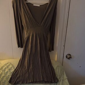 Charlotte Russe Gray 3/4 Sleeve Dress